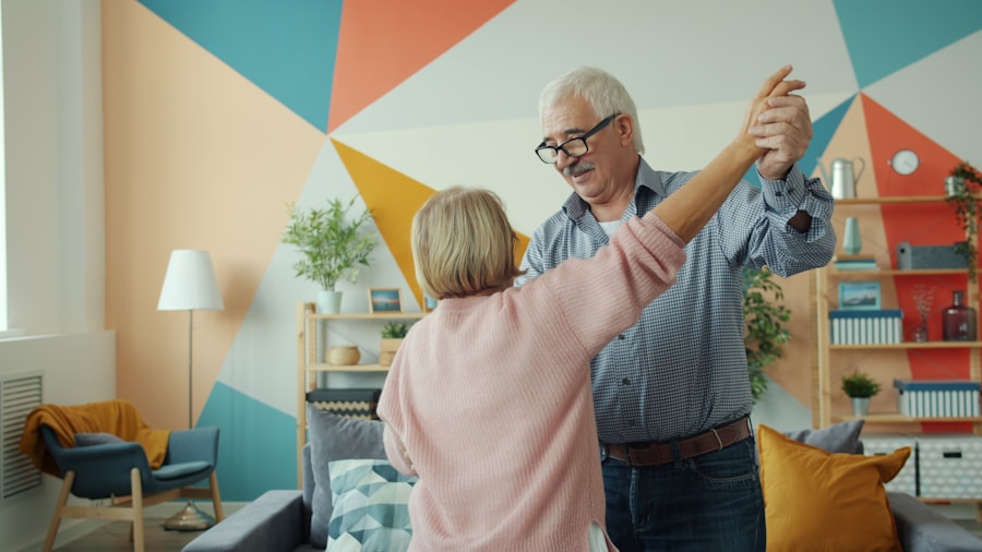 Retired couple enjoying financial freedom
